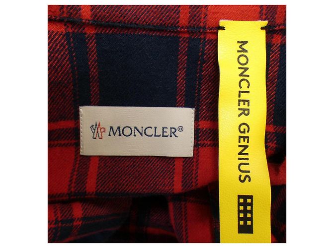 Camicia Moncler Genius Rosso - vista 4