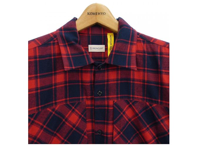 Camicia Moncler Genius Rosso - vista 5