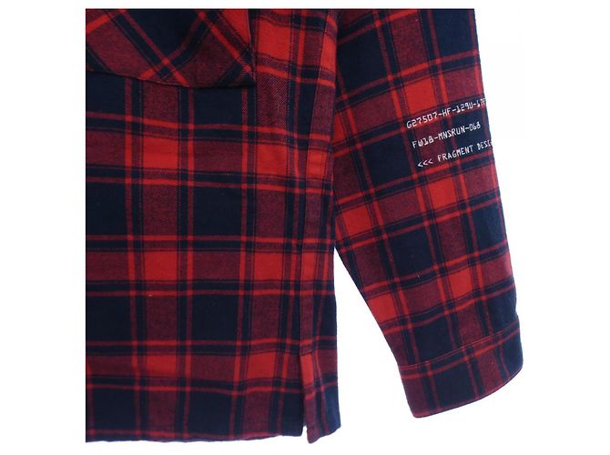 Camicia Moncler Genius Rosso - vista 6