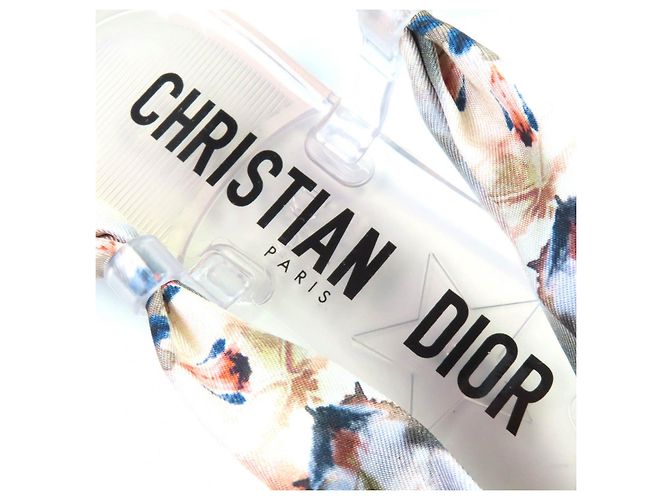 Sandali in gomma KALEIDORSCOPIC di Christian Dior Multicolore - vista 11
