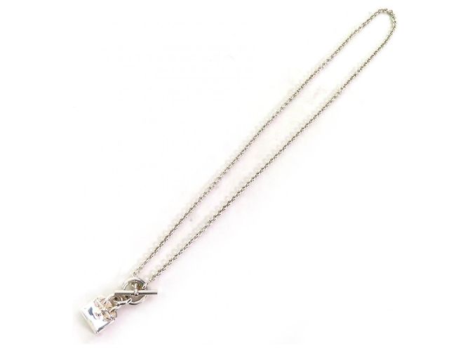 Hermès Mini Birkin Amulett AG925 Halskette Silber - Ansicht 3