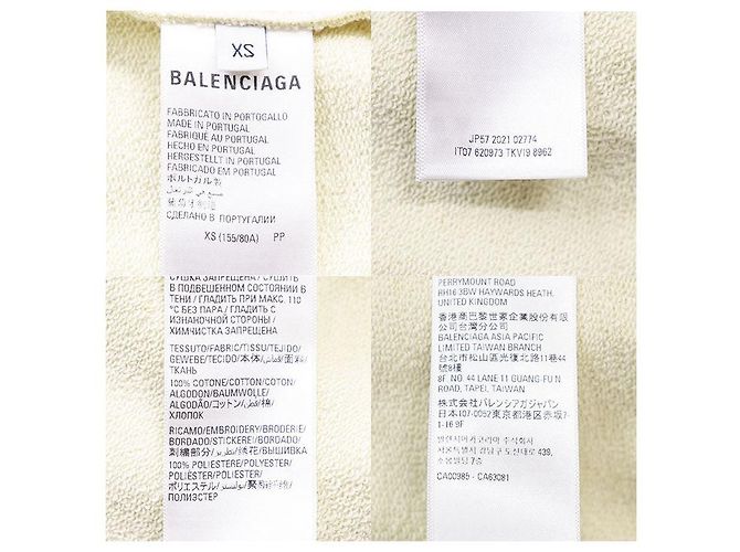 Everyday Sudadera de algodón Balenciaga Campaña Política Beige - vista 10