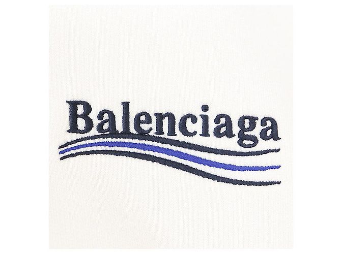Everyday Sudadera de algodón Balenciaga Campaña Política Beige - vista 2