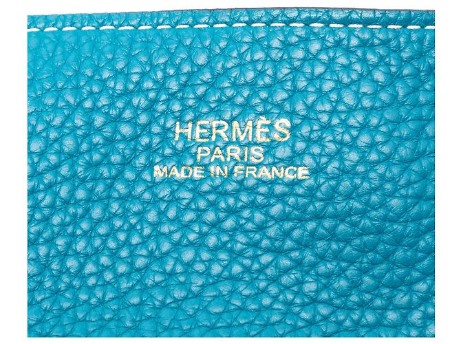 Hermès Blu Clémence Double Sens 36 Blu scuro - vista 5