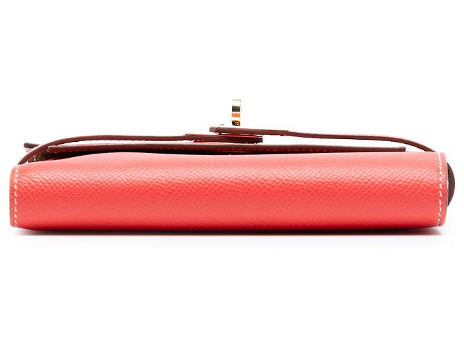 Portafoglio Pieghevole Kelly in Epsom Rosso Hermès - vista 3