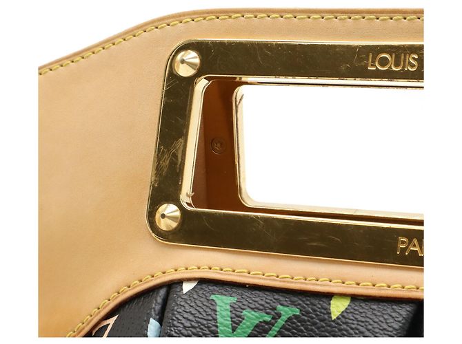 Bolso de mano Judy PM Monogram Multicolore Louis Vuitton Negro - vista 5