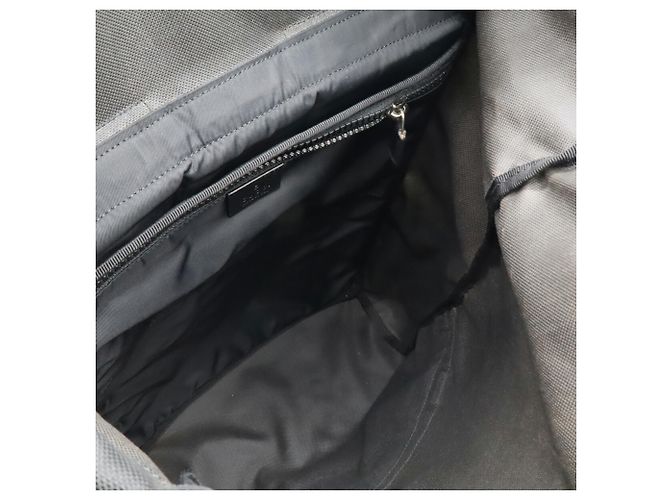 GUCCI Techno Canvas Rucksack Schwarz Rot Grün Marineblau - Ansicht 7
