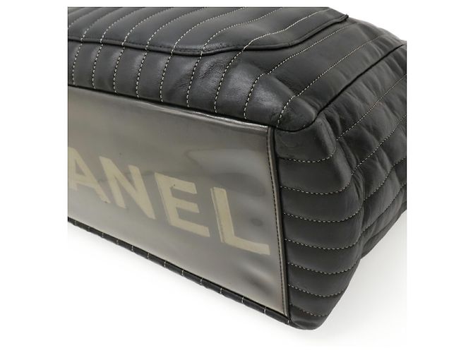 Borsa Tote Mademoiselle Chanel Nero - vista 4