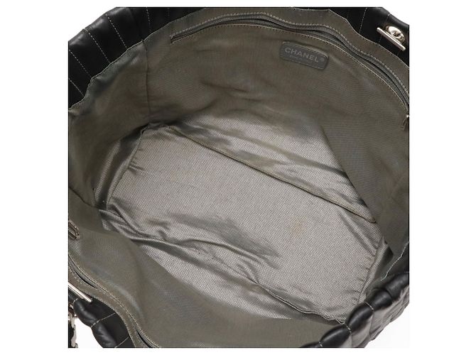 Borsa Tote Mademoiselle Chanel Nero - vista 6