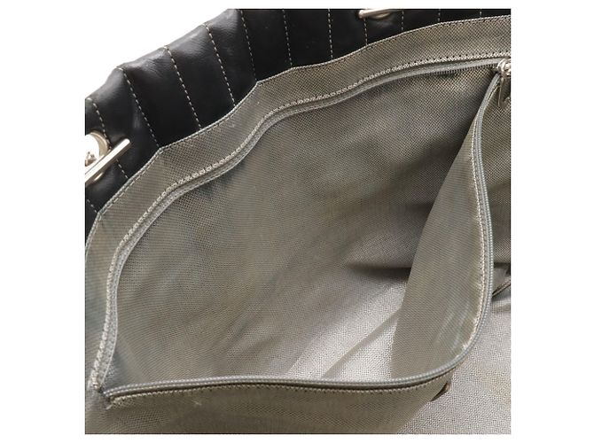 Borsa Tote Mademoiselle Chanel Nero - vista 7