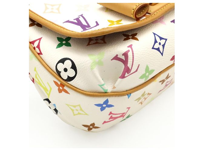 Patty Schultertasche Monogramm Multicolor Louis Vuitton Weiß - Ansicht 4