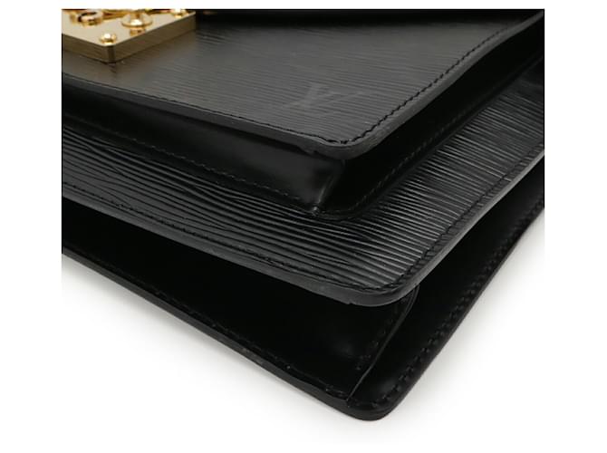 Borsa Second Monceau Epi Louis Vuitton Nero - vista 4