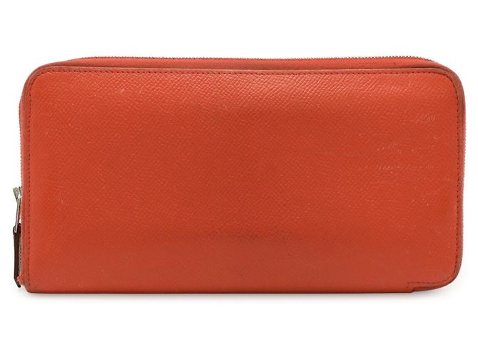 Billetera redonda larga Azap de seda Hermès Rosa - vista 2