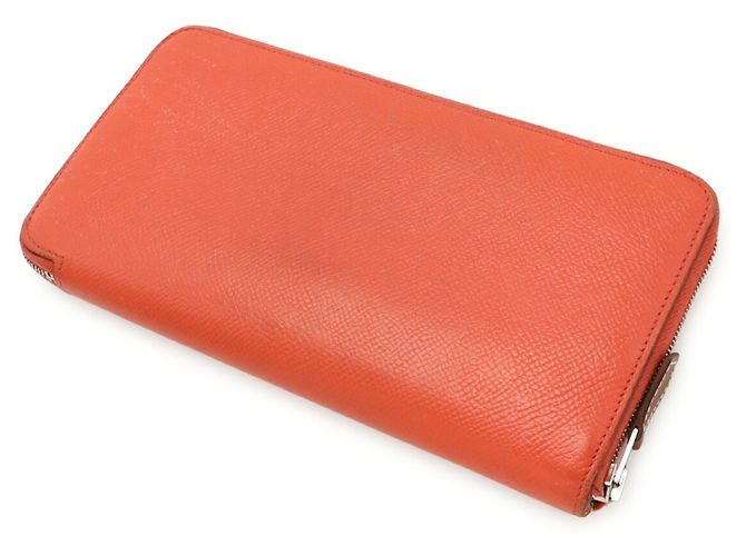Billetera redonda larga Azap de seda Hermès Rosa - vista 3