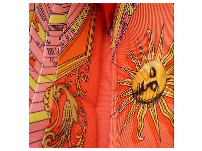 Billetera redonda larga Azap de seda Hermès Rosa - vista 7