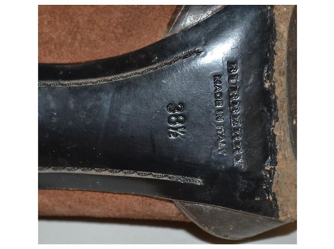 Botines Burberry marrón de ante Castaño - vista 5