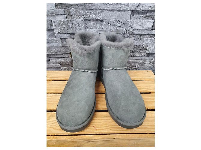 UGG Bailey Button Bling Gray Grey - view 5