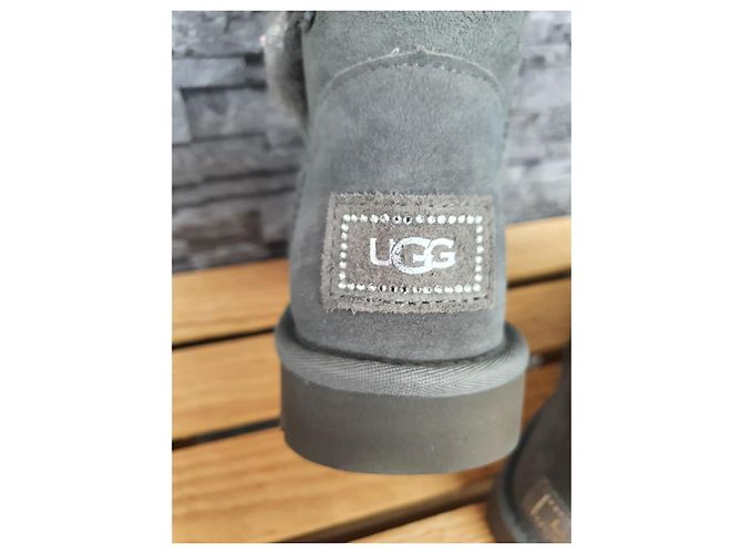 UGG Bailey Button Bling Gray Grey - view 6