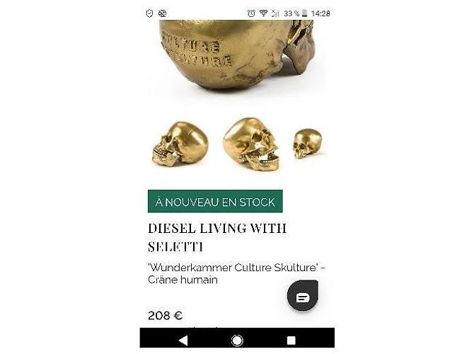 Autre Marque Teschio SELETTI Dorato D'oro - vista 10