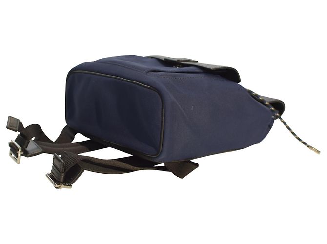 Be Dior Zaino B‑Motion Christian Dior 1MOBA062XVO – Nylon e pelle blu navy/nero unisex - vista 8
