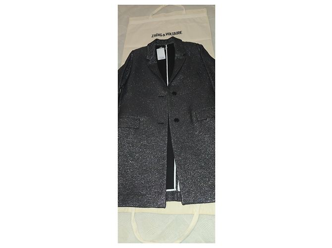 Zadig & Voltaire Abrigo ZADIG ET VOLTAIRE Metálico - vista 7