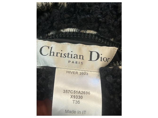 Capa Abrigo Christian Dior Pasarela Negro - vista 5
