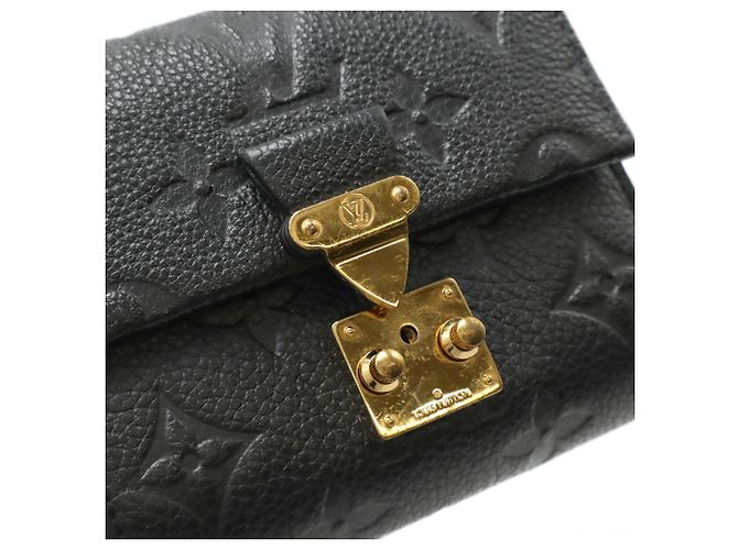 Metis Cartera plegable Monogram Empreinte Louis Vuitton Negro - vista 5