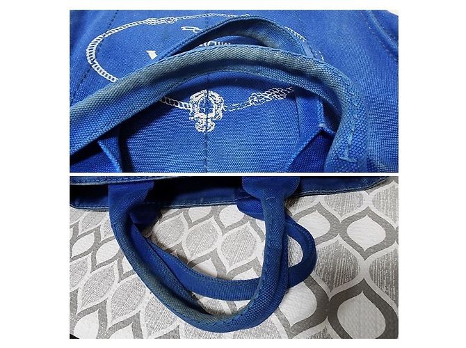 Prada Denim Canvas Handtasche Blau - Ansicht 7