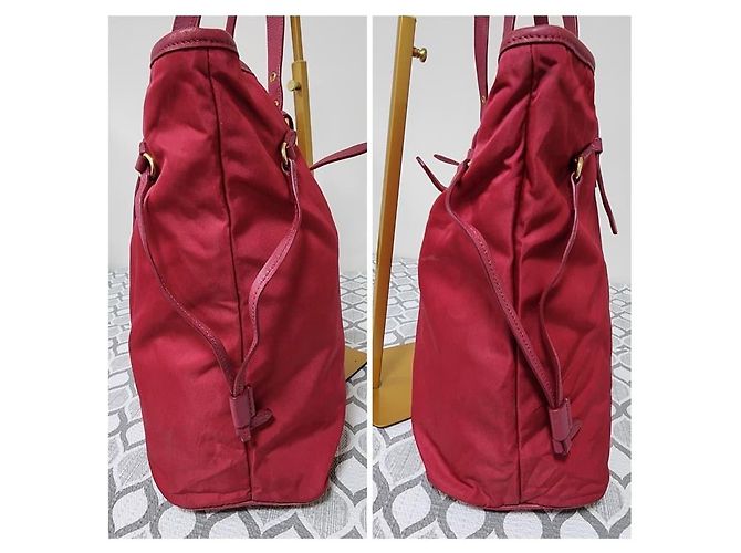 Borsa tote in pelle Saffiano Prada rosa - vista 6