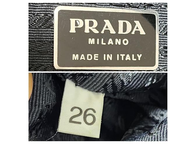 Bolsa mensageiro/crossbody Prada Tessuto preta Preto - vista 3