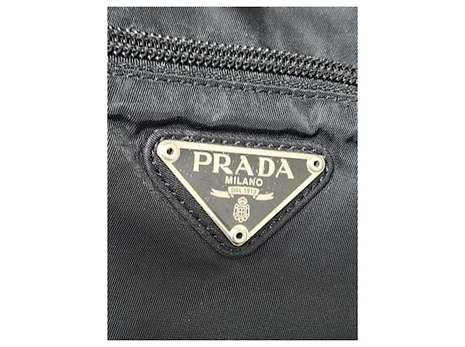 Bolsa mensageiro/crossbody Prada Tessuto preta Preto - vista 4