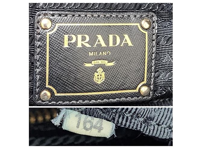 Prada Jacquard Logo Wendetasche Schwarz - Ansicht 3