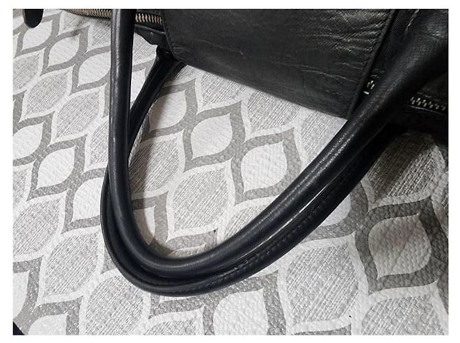 Borsa tote in nylon Tessuto e pelle Saffiano nera PRADA Nero - vista 8