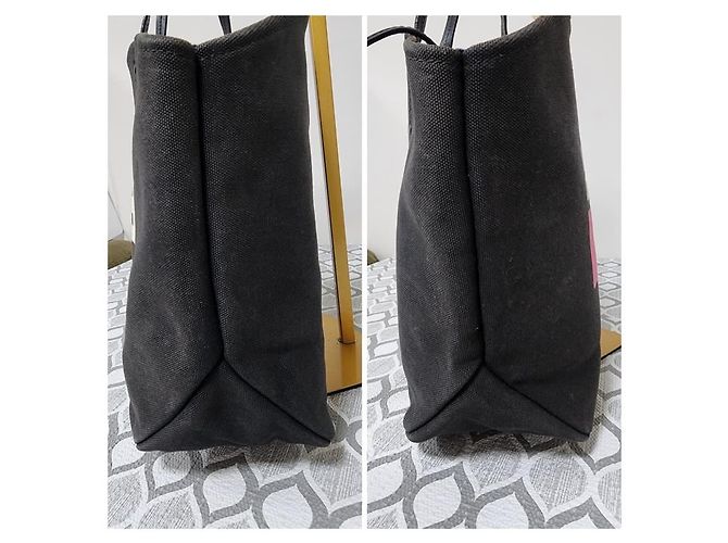 Borsa tote Prada Canapa Racing Logo Nera Nero - vista 6