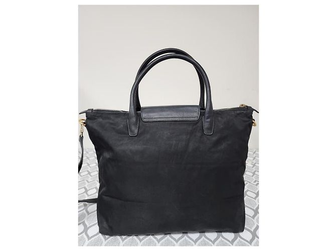 PRADA Tote in Nylon Saffiano Nero - vista 2