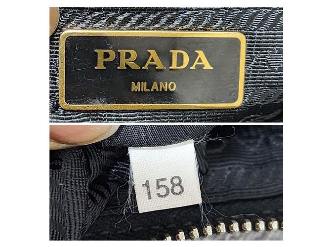 PRADA Tote in Nylon Saffiano Nero - vista 3