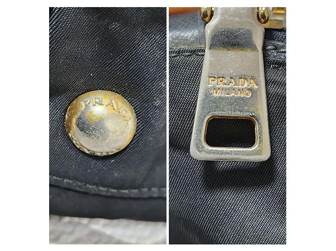 PRADA Tote in Nylon Saffiano Nero - vista 7