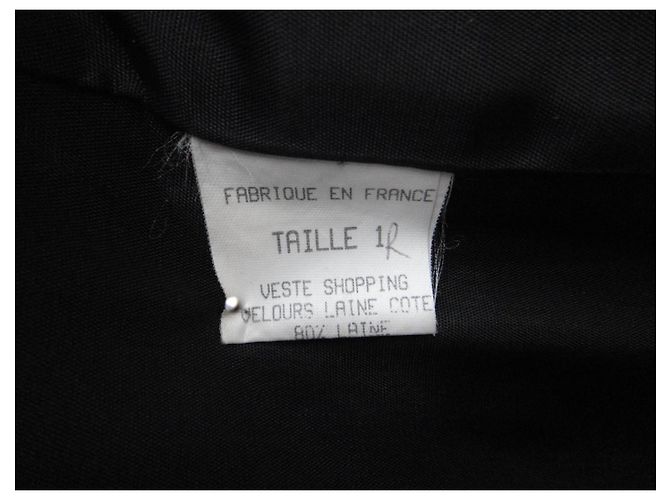 Autre Marque Abrigo Yumi Mazao Negro de Lana y Cachemira - vista 5