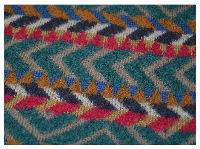 Missoni Schal mit Muster Wolle Mehrfarben - Ansicht 2
