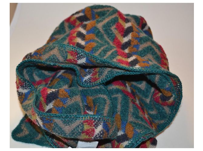 Missoni Schal mit Muster Wolle Mehrfarben - Ansicht 3