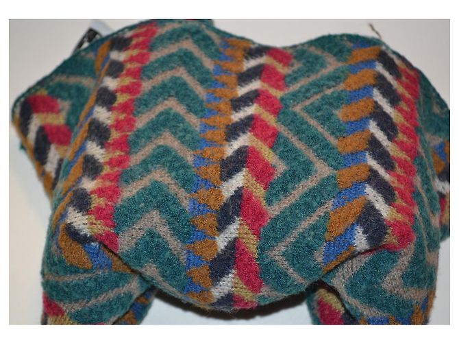 Missoni Schal mit Muster Wolle Mehrfarben - Ansicht 6
