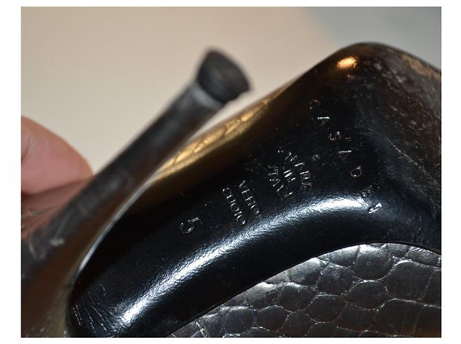 Casadei Pumps Silber Leder Größe 35 IT - Ansicht 6