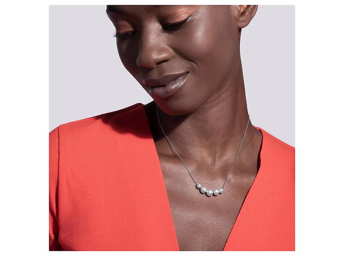 Collana Mikimoto Perle in Movimento Silver hardware - vista 3