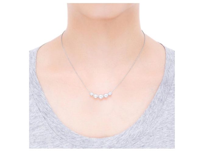 Collana Mikimoto Perle in Movimento Silver hardware - vista 5