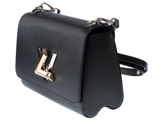 Borsa LOUIS VUITTON Twist in Pelle Nera - 103102 Nero - vista 5