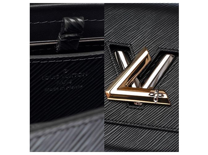 Borsa LOUIS VUITTON Twist in Pelle Nera - 103102 Nero - vista 7