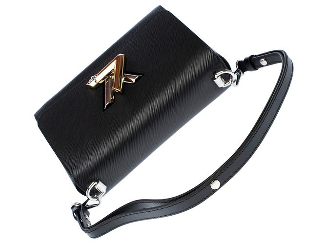 Borsa LOUIS VUITTON Twist in Pelle Nera - 103102 Nero - vista 9