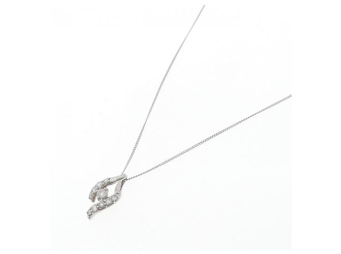 Autre Marque Collana in platino e diamanti Argento - vista 2
