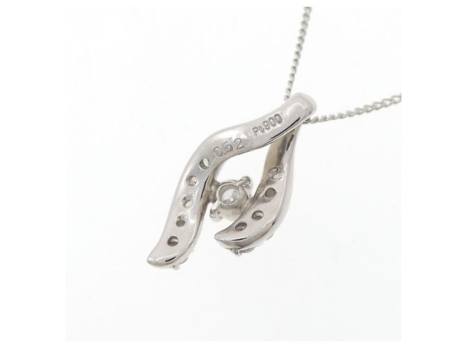 Autre Marque Collana in platino e diamanti Argento - vista 4