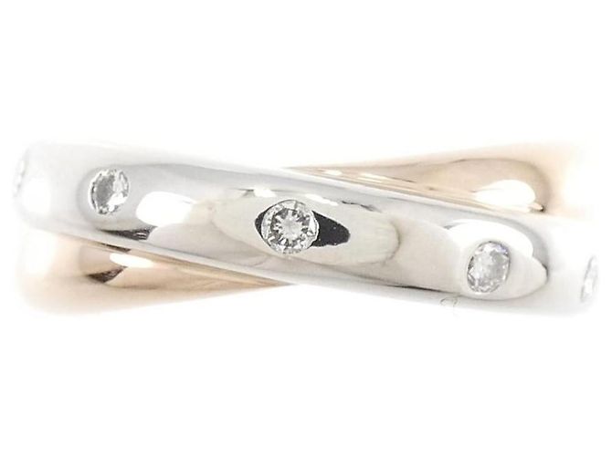Autre Marque Vendome Au750 Platin Diamantring Golden - Ansicht 2